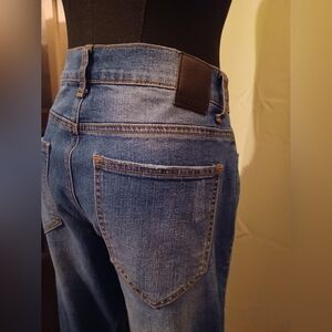 Request Premium Mens Blue Denim Jeans